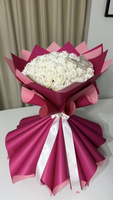 Buchete de trandafiri de sapun.