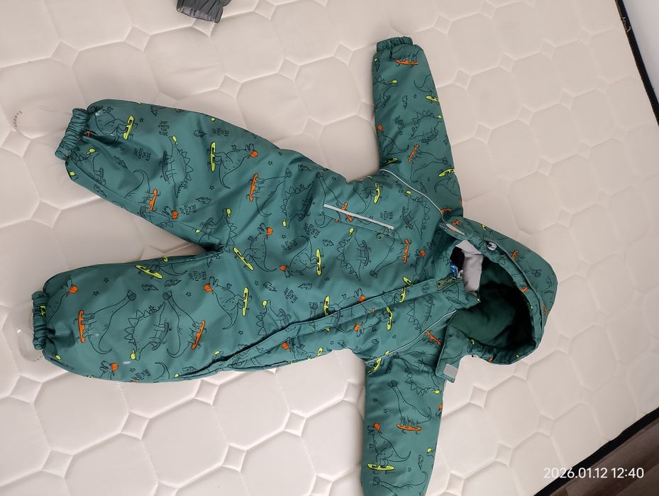 Зеленый комбез зима 6.000