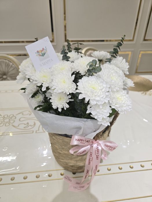 Цветы в упаковке