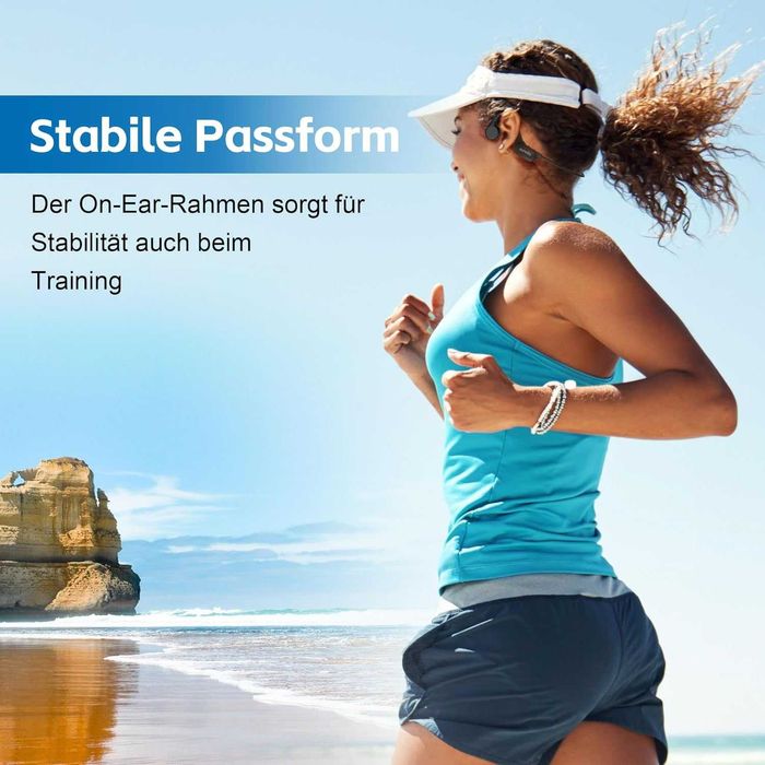 Ssunvito Bluetooth слушалки за костна проводимост, водоустойчиви