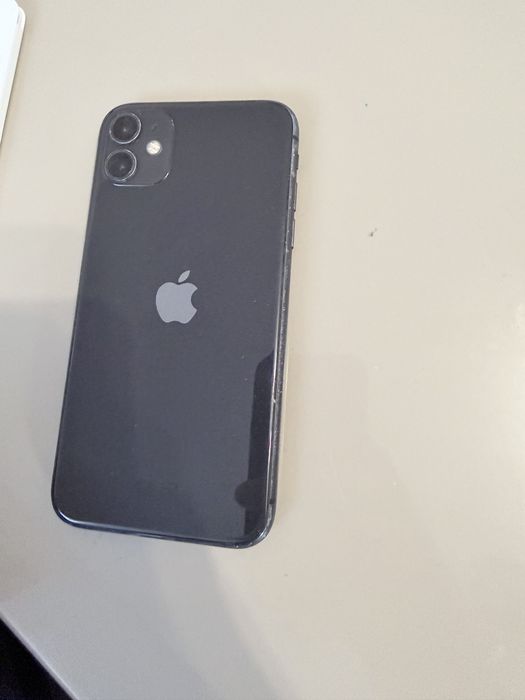 Iphone 11 black 64 gb, cutie,casti,cablu