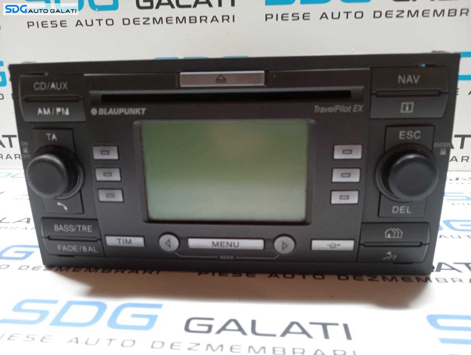 Navigatie Radio CD Player Audio Blaupunkt Ford Focus 2 2004 - 2008 Cod 4M5T18K931CB [M3847]
