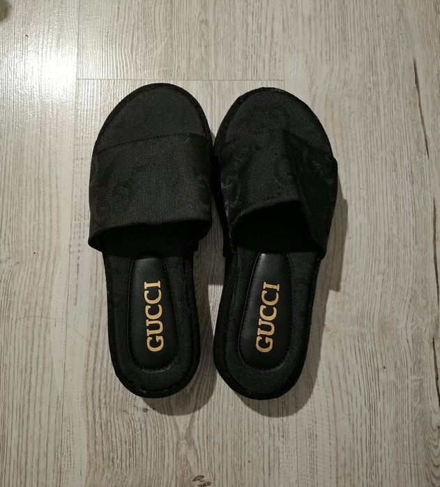 Gucci GG Canvas Slide Sandals