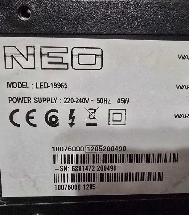 Телевизор NEO LED-19965 19''