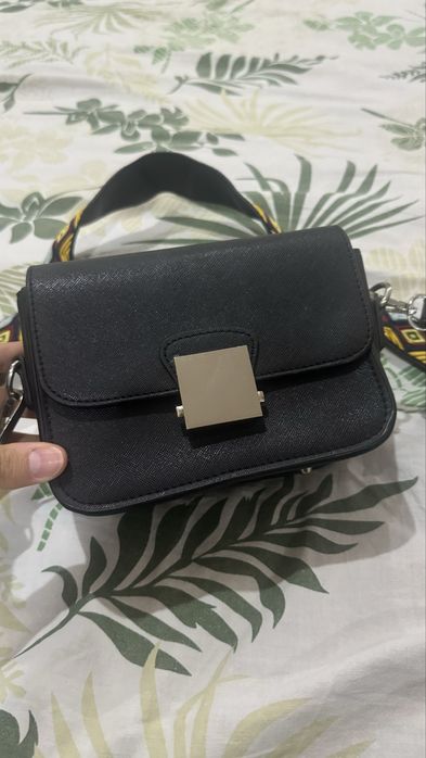 Сумка сафиян черный