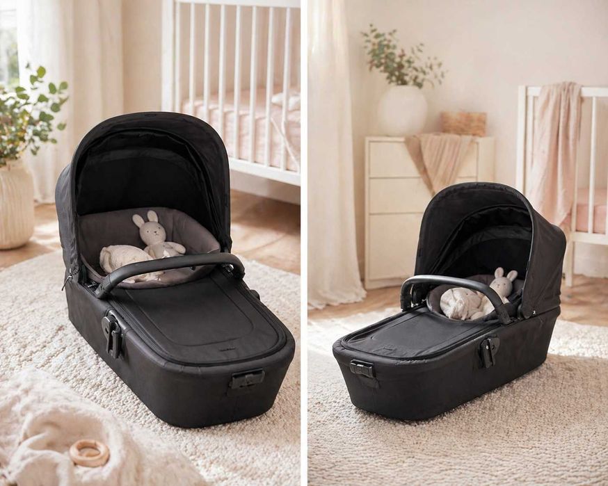 Landou Joolz Aer+ Space Black | 4 luni folosit | 2 cearșafuri incluse