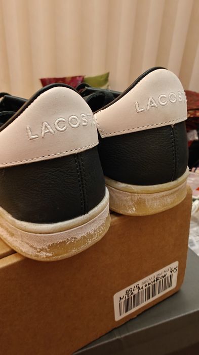 Кожаные кеды Lacoste со скидкой!