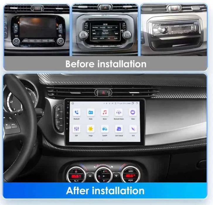 9-инчова мултимедия за Alfa Romeo Giulietta (2013–2020) Подарък камера