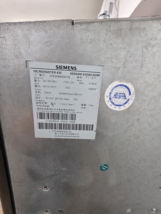 Siemens Micromaster 430
?