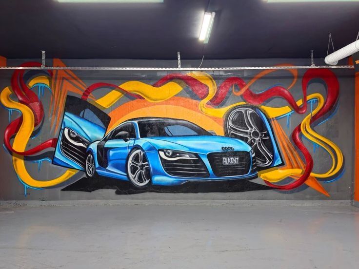 Роспись стен, граффити, 3D рисунки