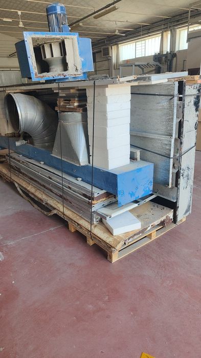 Cabina de vopsit tâmplărie 3m perdea de apa