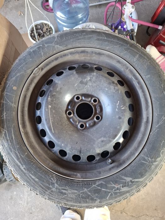 Jante 16"  5×108 cauciucuri 205/55/16