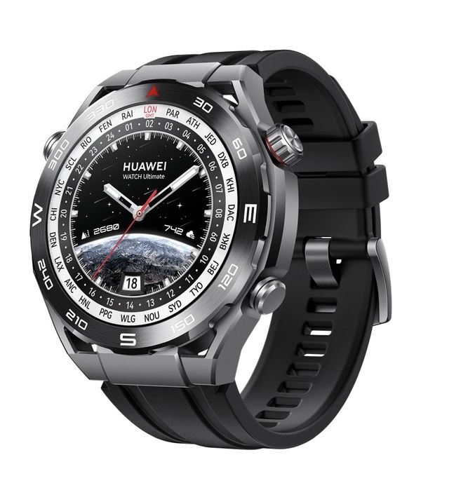 НОВ!!! Huawei Watch Ultimate Colombo Black Zircon-Based Amorphous