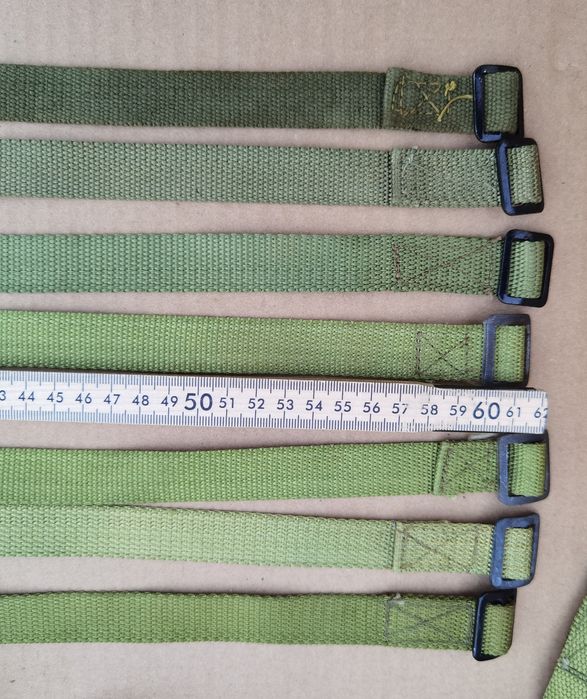 Curelușe militare, ciorchinari material textil