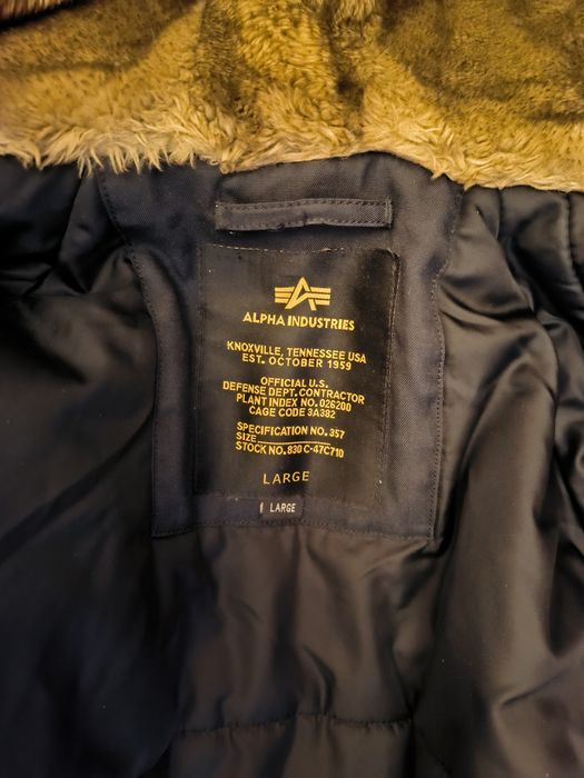 Men's Parka Jacket Alpha Industries L