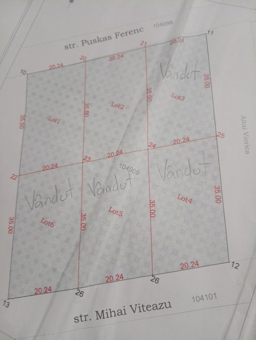 Teren Intravilan  de vânzare Marghita
