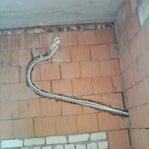 Прокладка медных труб для кондиционера