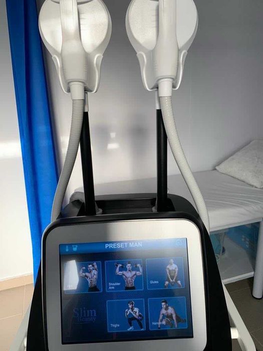 Aparat profesional EMSlim HIEMT pentru remodelare corporală, tonifiere musculară, salon cosmetic, salon de masaj, estetică și fitness – 2.500 €