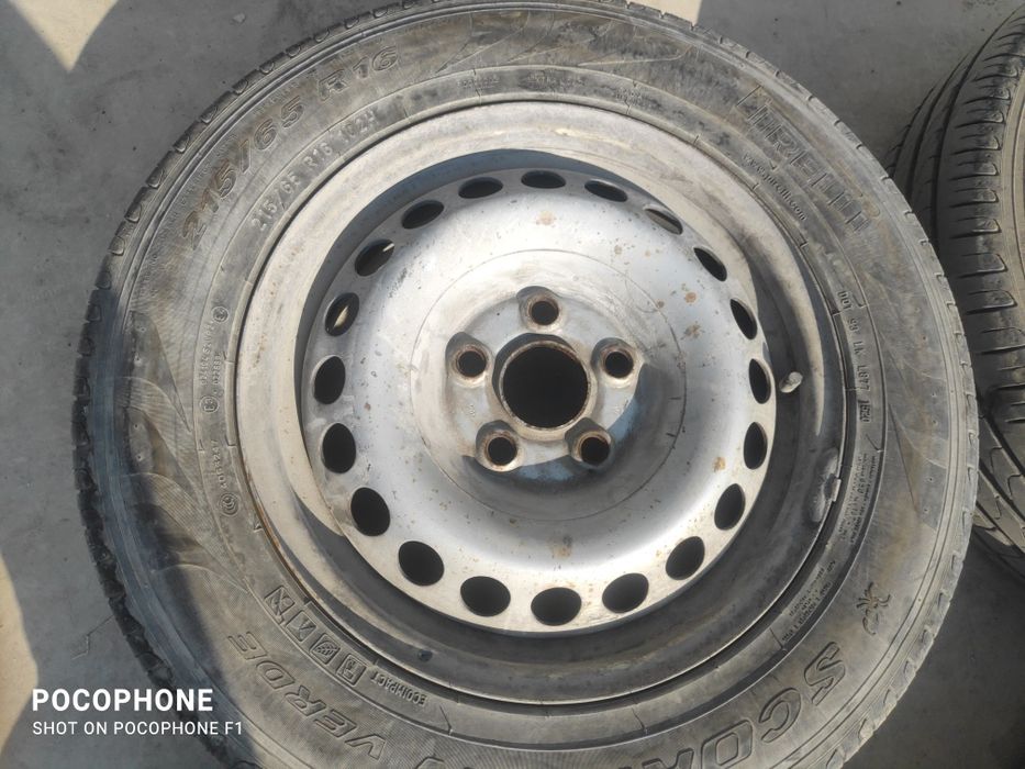 Джанти с  Гуми 215/65/16 Vw Transporter T5/Фолксваген Транспортер Т5