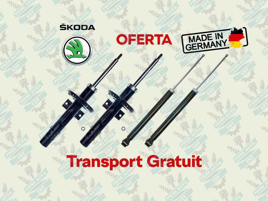 Set amortizoare Skoda Rapid 2012-2022 + Transport Gratuit