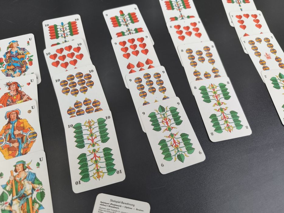 Немски карти за игра Coeur Skat  GDR ГДР