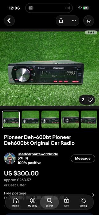 Радио Pioneer DEH-600BT Доста рядък модел
