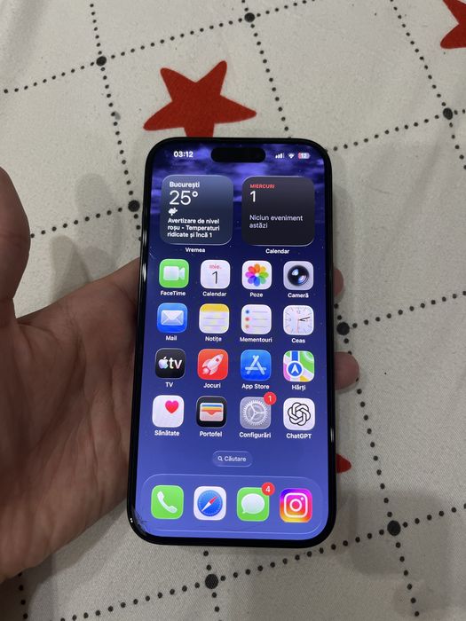 iPhone 15 pro stare foarte bună