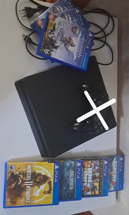 Продам PS4 slim на 1 tb!