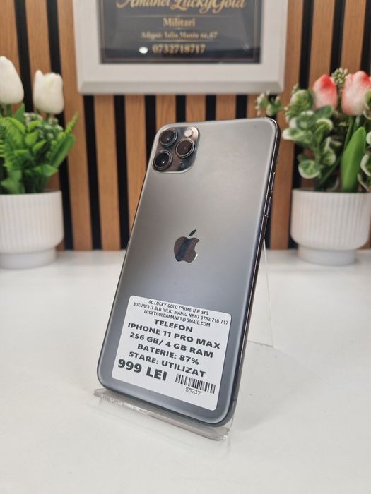 Iphone 11 Pro Max 256GB / 4GB RAM 87% Baterie Garantie! #55737