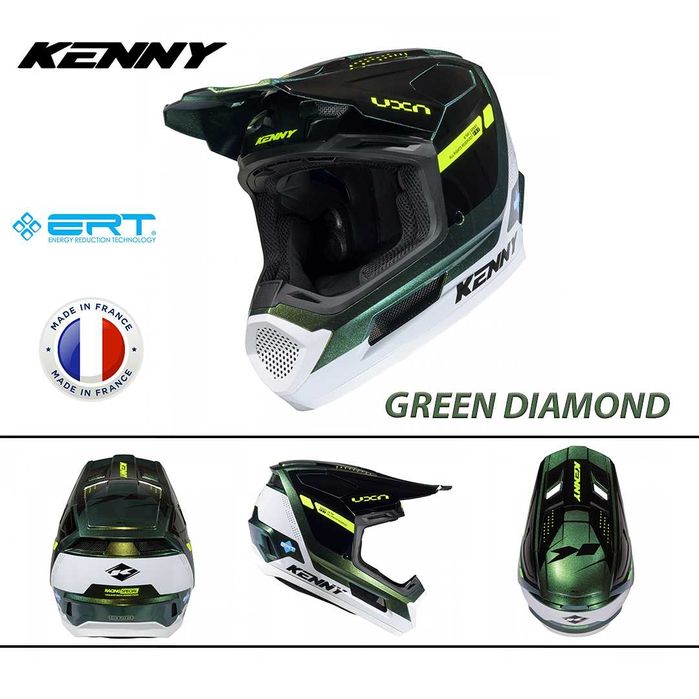 Кросова каска KENNY PERFORMANCE 2026, Full Face Сертифицирана, ФРАНЦИЯ