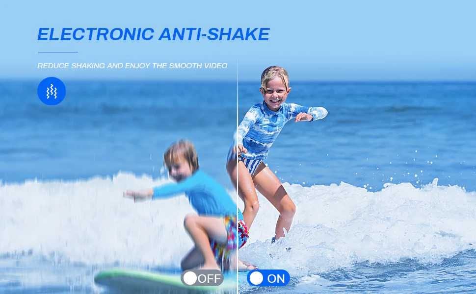 Екшън камера Crosstour CT8500 4K 20MP с аксесоари