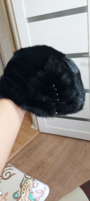 Береты норковые зима