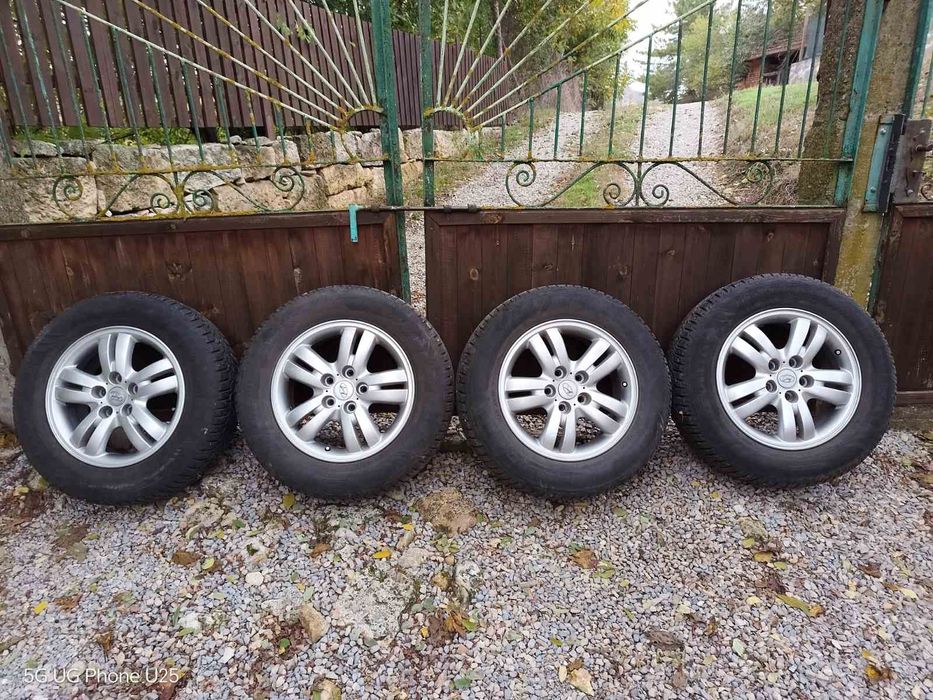 4 алуминиеви джанти със зимни гуми