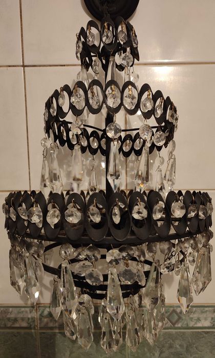 Старинен кристален полилей