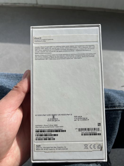 Продам iphone 13, 128гб, 80 батареи