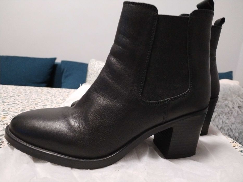 Дамски боти естествена кожа, 39