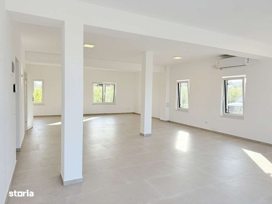 Spațiu comercial de lux 80 mp de închiriat birou/cabinet Ipotești, SV