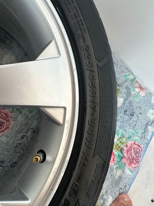 Титановый диск и летний баллон