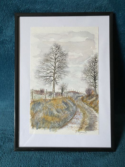 Set tablou vechi litografie gravura decor