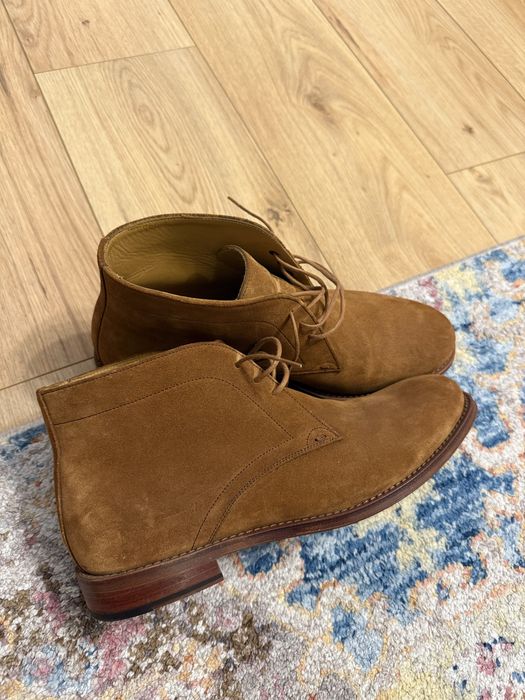 Ghete piele intoarsa Paul Smith