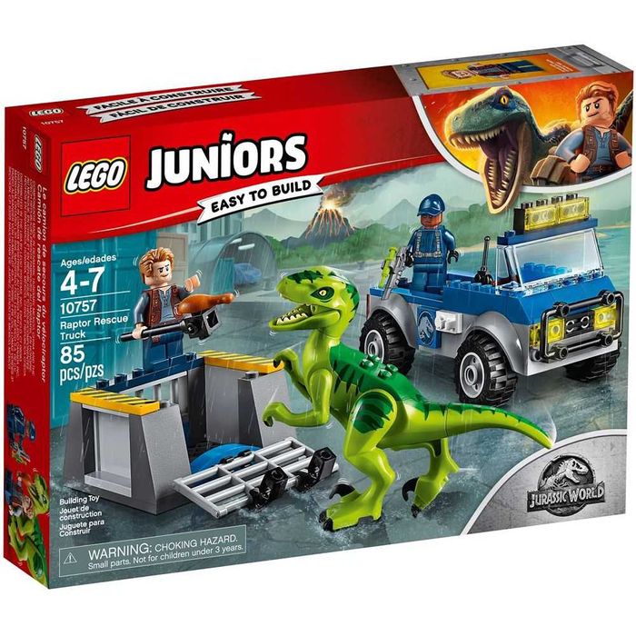 НОВО LEGO Juniors Спасителен камион за раптор 10757