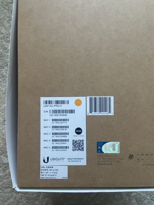 Точка доступа Unifi uap-ac-pro5