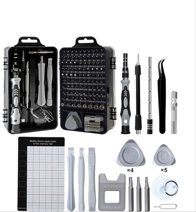 Kit surubelnite profesionala de precizie, 115 elemente