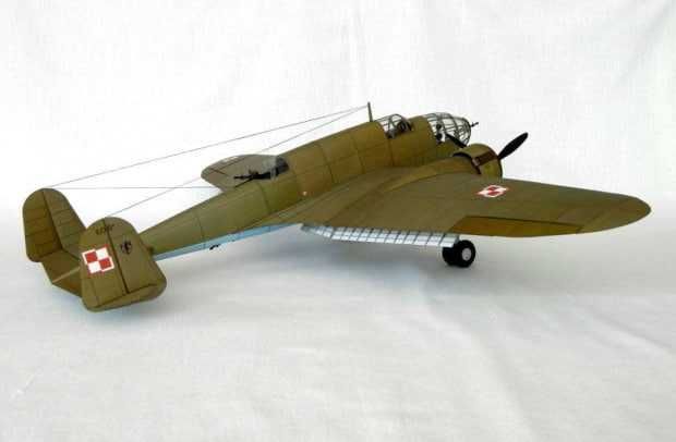 Сборная модель самолета PZL.37 «Лось» (ZTS, 1/72)