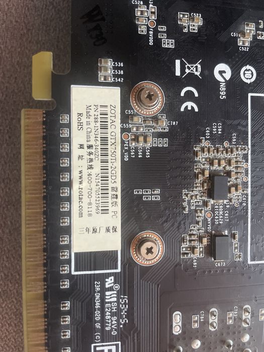 Продам видеокарту GTX 750ti 2гб