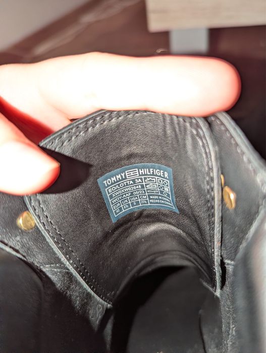 Ghete piele Tommy Hilfiger