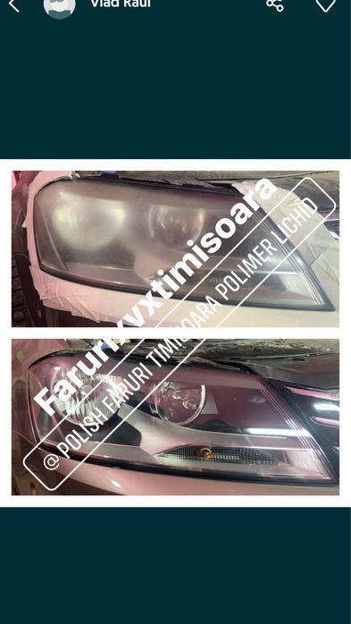 Polish Auto/Polish Faruri prin polimerizare Folii ppf