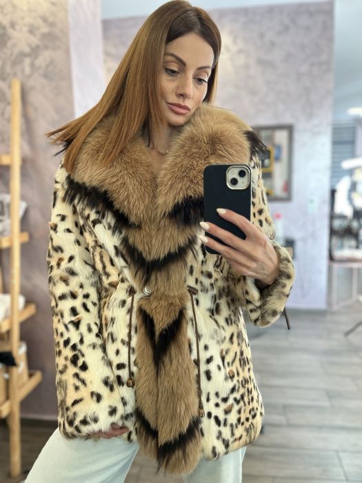 Кожух от 100% естесвен косъм