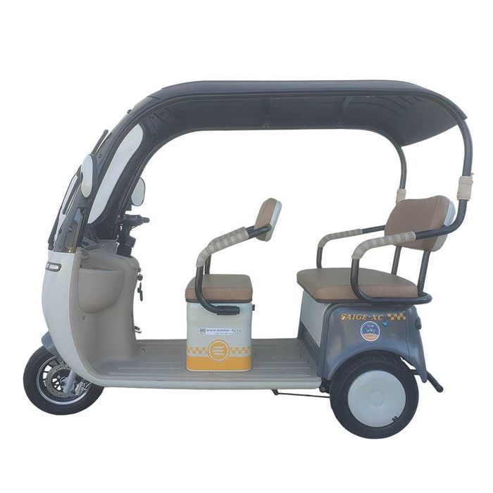 Електрическа триколка XY с покрив 1000W, Батерия 60v20Аh Пробег: 70km