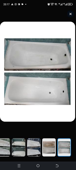 Реставрация ванн в Таразе